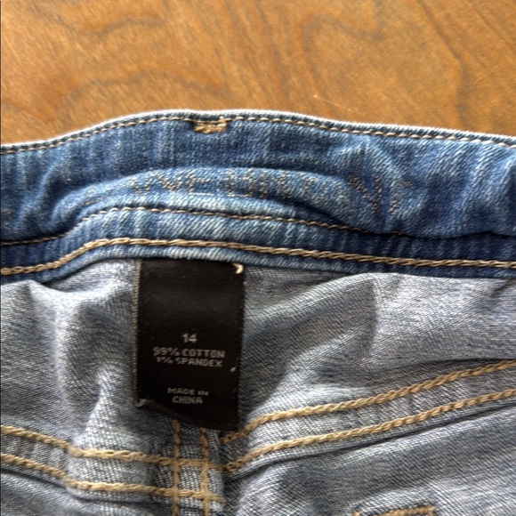 Lane Bryant Denim Distressed Women's Shorts 14 - Picture 4 of 6